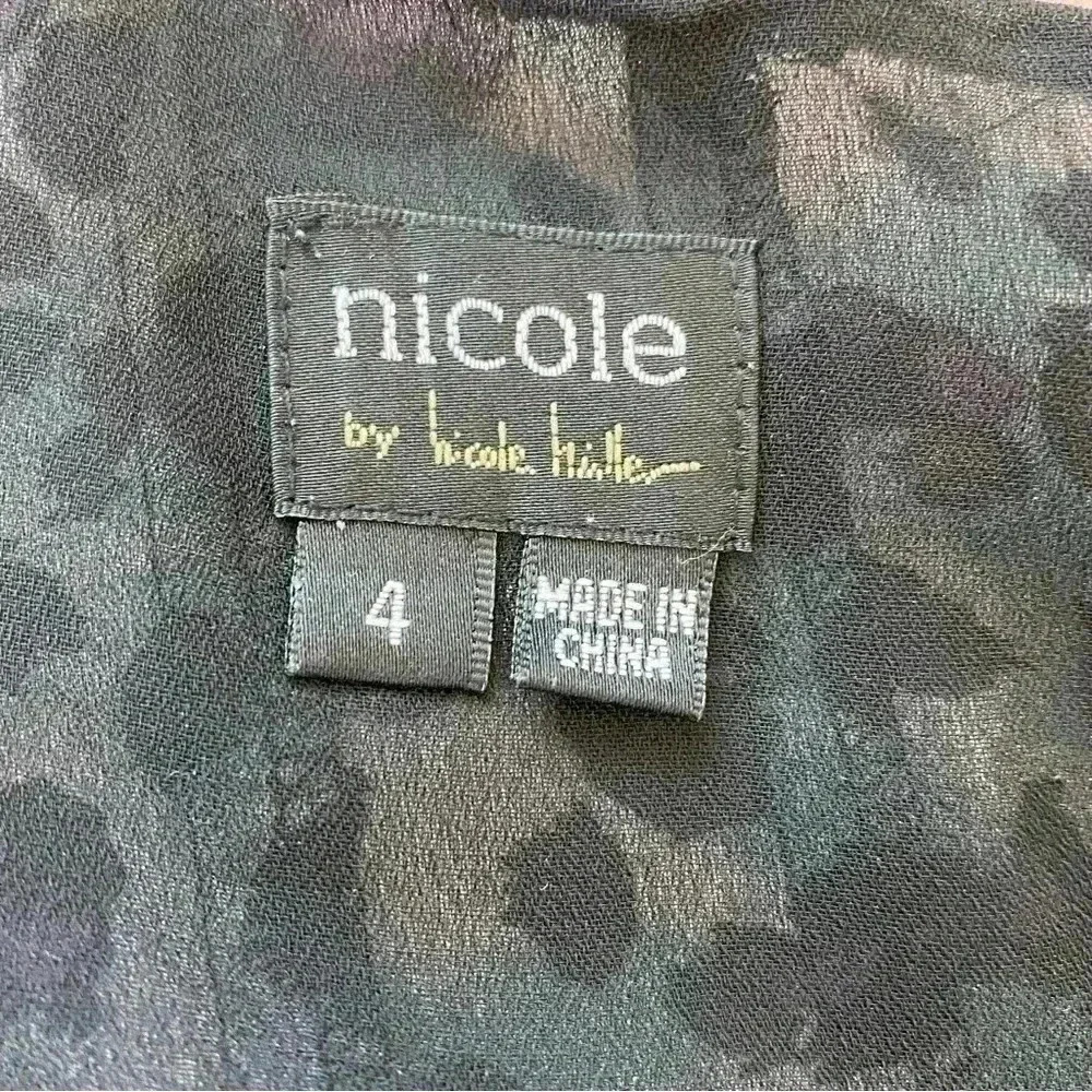 Nicole by Nicole Miller Leopard Print Y2K Low Rise Skirt 4 - Picture 3 of 5